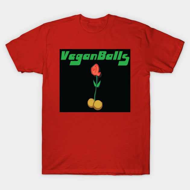 Vegan Balls T-Shirt by aveganmars